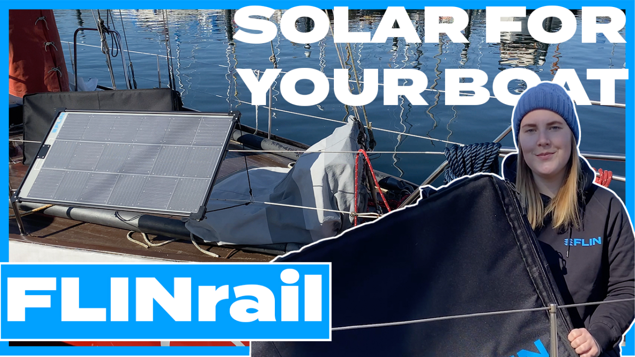 solar panels sailboat