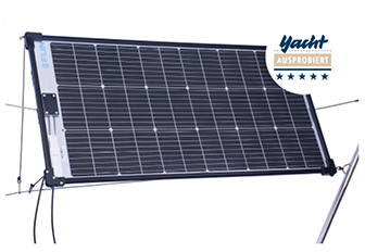 FLINrail+ solar module for the railing tested from yacht magazine